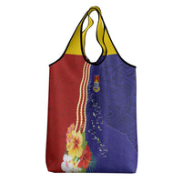 Kiribati Heritage Grocery Bag Map of the Islands and Polynesia Pattern LT03 - Polynesian Pride