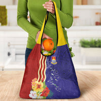 Kiribati Heritage Grocery Bag Map of the Islands and Polynesia Pattern LT03 - Polynesian Pride