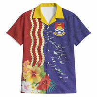 Kiribati Heritage Hawaiian Shirt Map of the Islands and Polynesia Pattern LT03 Multicolor - Polynesian Pride