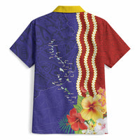 Kiribati Heritage Hawaiian Shirt Map of the Islands and Polynesia Pattern LT03 - Polynesian Pride