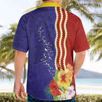 Kiribati Heritage Hawaiian Shirt Map of the Islands and Polynesia Pattern LT03 - Polynesian Pride
