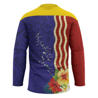 Kiribati Heritage Hockey Jersey Map of the Islands and Polynesia Pattern LT03 - Polynesian Pride