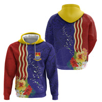 Kiribati Heritage Hoodie Map of the Islands and Polynesia Pattern LT03 - Polynesian Pride