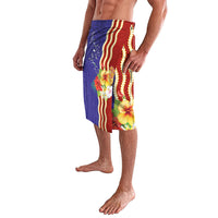 Kiribati Heritage Lavalava Map of the Islands and Polynesia Pattern LT03 - Polynesian Pride