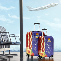 Kiribati Heritage Luggage Cover Map of the Islands and Polynesia Pattern LT03 - Polynesian Pride