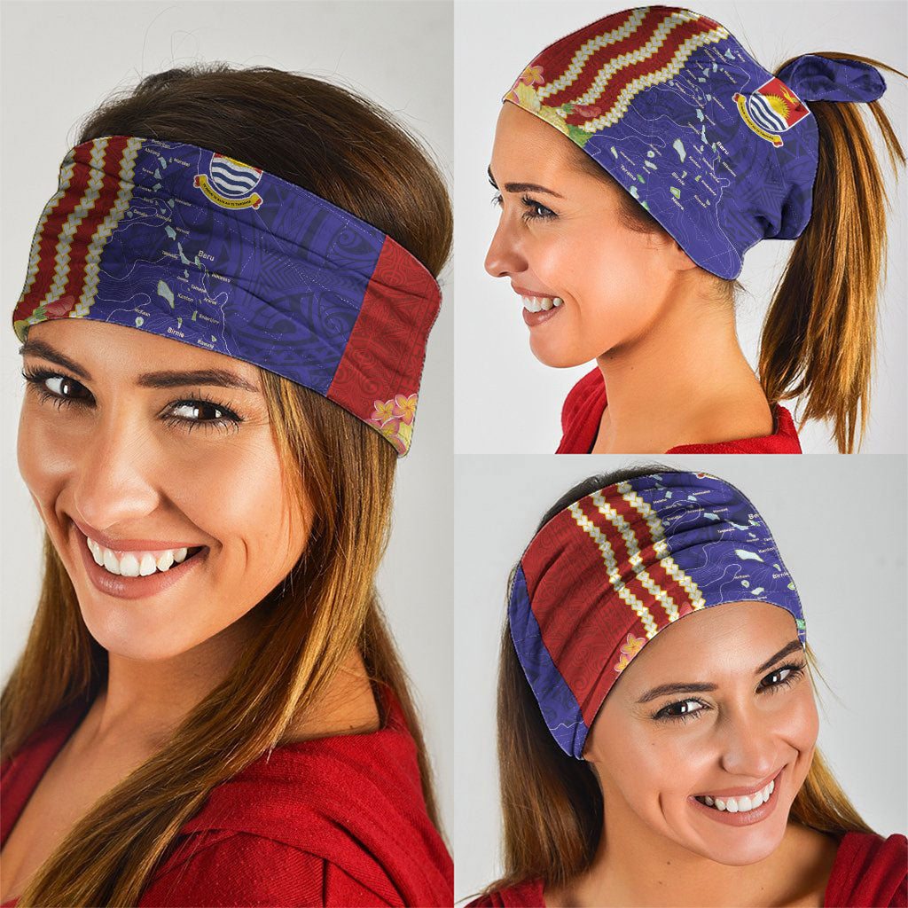 Kiribati Heritage Neck Gaiter Map of the Islands and Polynesia Pattern LT03 - Polynesian Pride