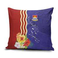 Kiribati Heritage Pillow Cover Map of the Islands and Polynesia Pattern LT03 Multicolor - Polynesian Pride