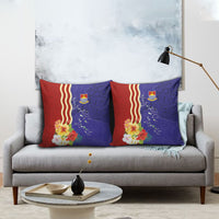 Kiribati Heritage Pillow Cover Map of the Islands and Polynesia Pattern LT03 - Polynesian Pride