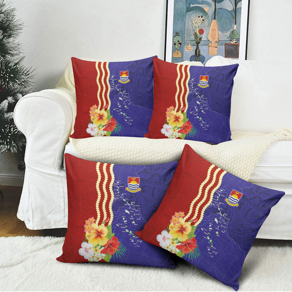 Kiribati Heritage Pillow Cover Map of the Islands and Polynesia Pattern LT03 - Polynesian Pride