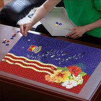 Kiribati Heritage Puzzle Map of the Islands and Polynesia Pattern LT03 - Polynesian Pride