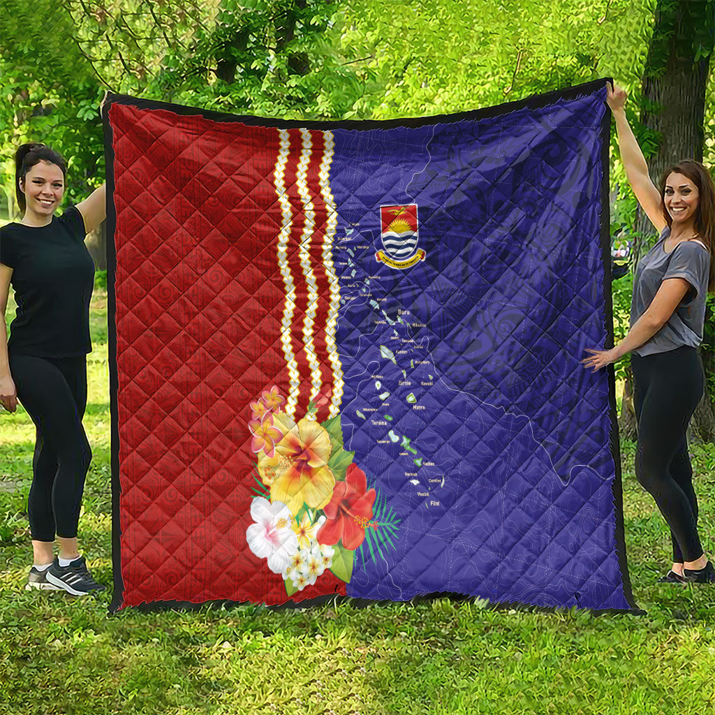 Kiribati Heritage Quilt Map of the Islands and Polynesia Pattern LT03 - Polynesian Pride