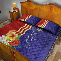 Kiribati Heritage Quilt Bed Set Map of the Islands and Polynesia Pattern LT03 - Polynesian Pride