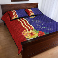 Kiribati Heritage Quilt Bed Set Map of the Islands and Polynesia Pattern LT03 - Polynesian Pride