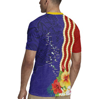 Kiribati Heritage Rugby Jersey Map of the Islands and Polynesia Pattern LT03 - Polynesian Pride