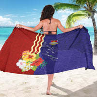 Kiribati Heritage Sarong Map of the Islands and Polynesia Pattern LT03 - Polynesian Pride