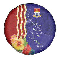 Kiribati Heritage Spare Tire Cover Map of the Islands and Polynesia Pattern LT03 - Polynesian Pride