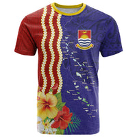 Kiribati Heritage T Shirt Map of the Islands and Polynesia Pattern LT03 Multicolor - Polynesian Pride