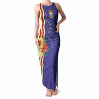 Kiribati Heritage Tank Maxi Dress Map of the Islands and Polynesia Pattern LT03 Women Multicolor - Polynesian Pride