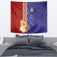 Kiribati Heritage Tapestry Map of the Islands and Polynesia Pattern LT03 - Polynesian Pride