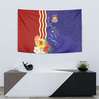 Kiribati Heritage Tapestry Map of the Islands and Polynesia Pattern LT03 - Polynesian Pride