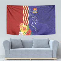 Kiribati Heritage Tapestry Map of the Islands and Polynesia Pattern LT03 - Polynesian Pride