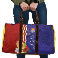 Kiribati Heritage Travel Bag Map of the Islands and Polynesia Pattern LT03 Multicolor - Polynesian Pride