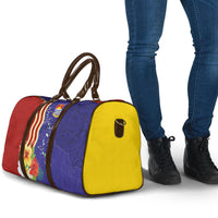 Kiribati Heritage Travel Bag Map of the Islands and Polynesia Pattern LT03 - Polynesian Pride
