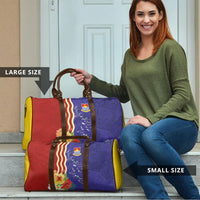 Kiribati Heritage Travel Bag Map of the Islands and Polynesia Pattern LT03 - Polynesian Pride