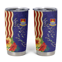 Kiribati Heritage Tumbler Cup Map of the Islands and Polynesia Pattern LT03 Multicolor - Polynesian Pride