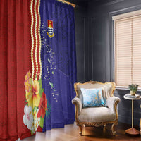 Kiribati Heritage Window Curtain Map of the Islands and Polynesia Pattern LT03 - Polynesian Pride
