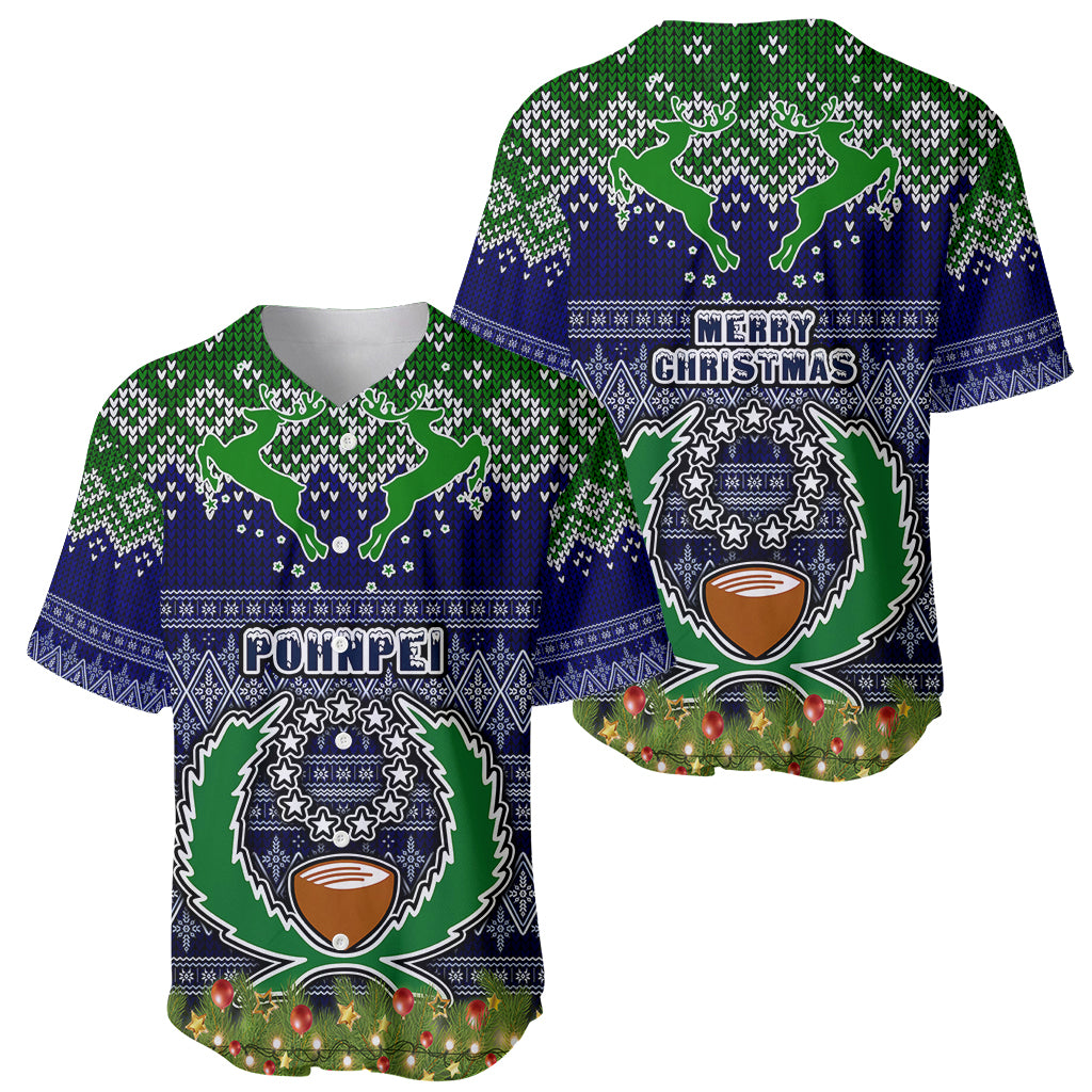 pohnpei-state-christmas-baseball-jersey-coat-of-arms-beautiful-merry-xmas-snowflake