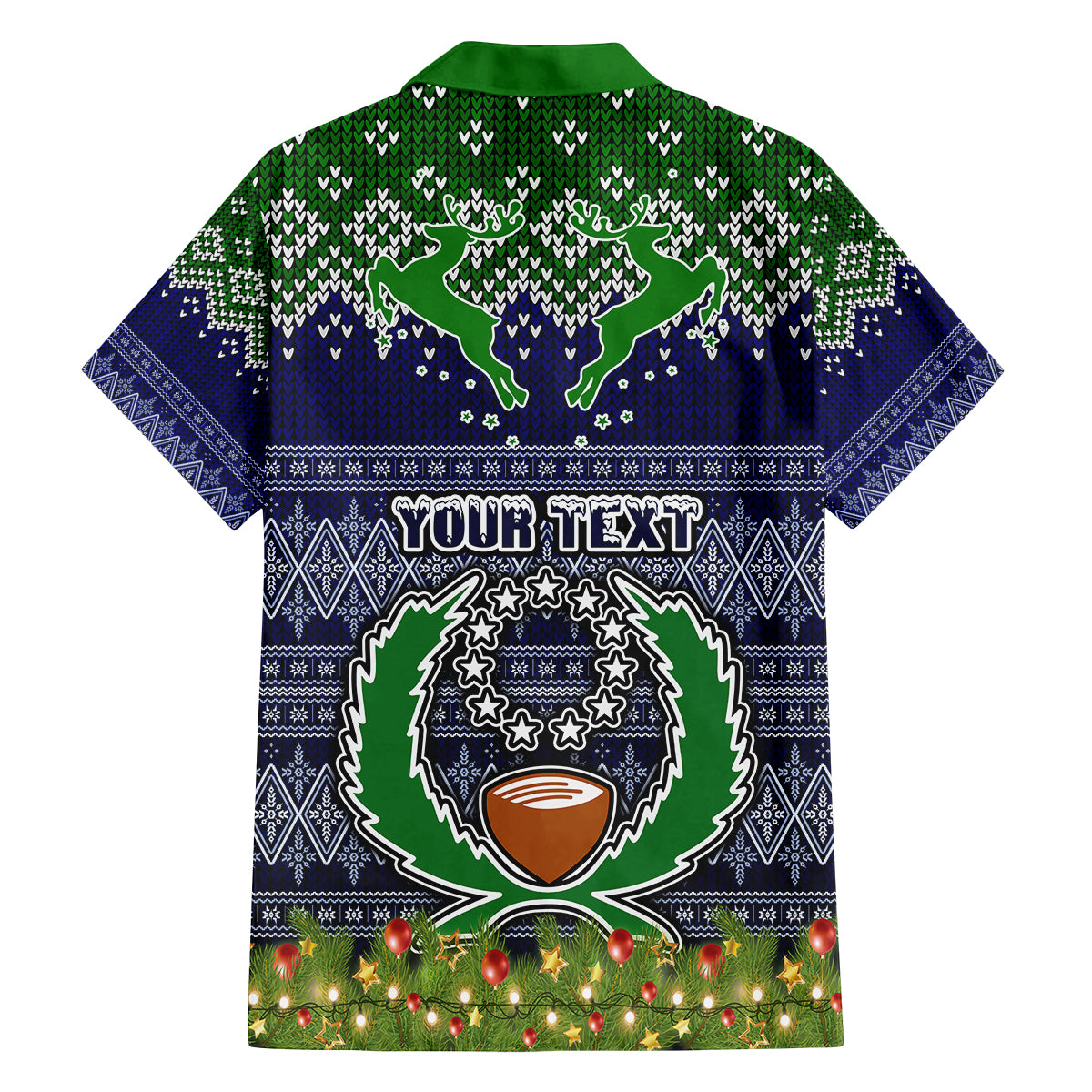 Personalised Pohnpei State Christmas Family Matching Off Shoulder Maxi Dress and Hawaiian Shirt Coat of Arms Beautiful Merry Xmas Snowflake LT03 - Polynesian Pride