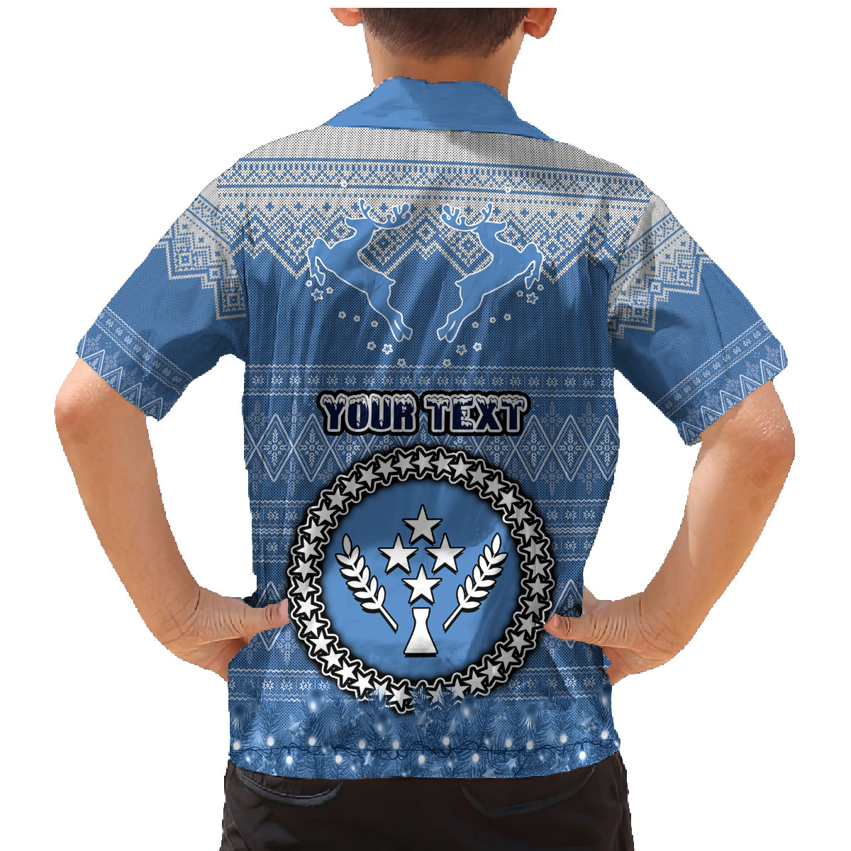 Personalised Kosrae Christmas Family Matching Mermaid Dress and Hawaiian Shirt Coat of Arms Beautiful Merry Xmas Snowflake LT03 - Polynesian Pride