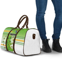 Cook Islands Va'a Race Travel Bag Te Tatau Tattoos Sporty Style Green-White Color LT03 - Polynesian Pride