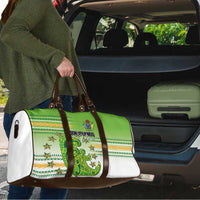 Cook Islands Va'a Race Travel Bag Te Tatau Tattoos Sporty Style Green-White Color LT03 - Polynesian Pride
