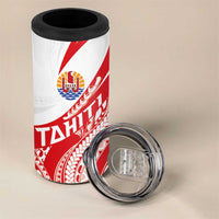 Personalised Tahiti Va'a Race 4 in 1 Can Cooler Tumbler Polynesian Tattoos Sporty Style LT03 - Polynesian Pride