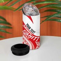 Personalised Tahiti Va'a Race 4 in 1 Can Cooler Tumbler Polynesian Tattoos Sporty Style LT03 - Polynesian Pride