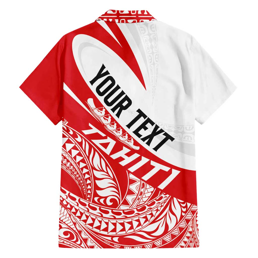 Personalised Tahiti Va'a Race Family Matching Tank Maxi Dress and Hawaiian Shirt Polynesian Tattoos Sporty Style LT03 - Polynesian Pride
