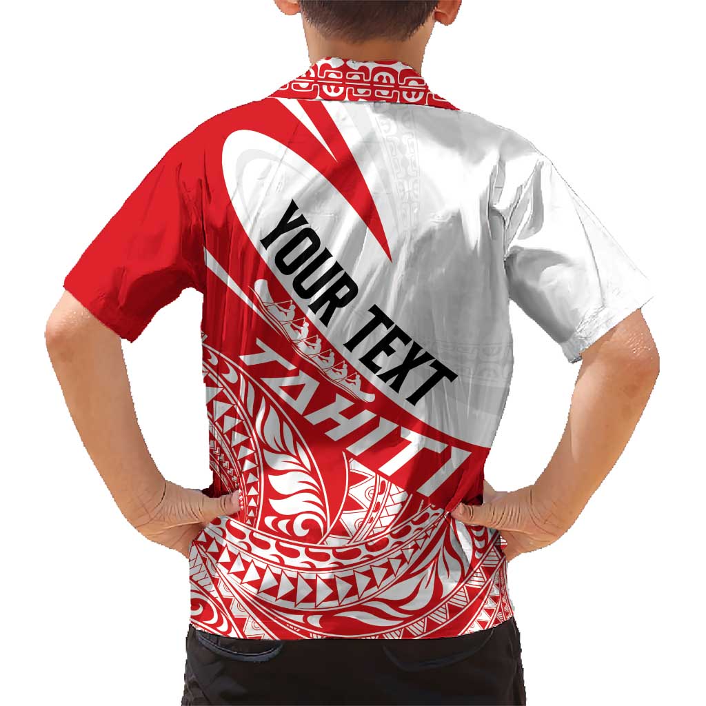 Personalised Tahiti Va'a Race Hawaiian Shirt Polynesian Tattoos Sporty Style - Polynesian Pride