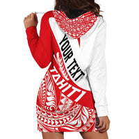 Personalised Tahiti Va'a Race Hoodie Dress Polynesian Tattoos Sporty Style LT03 - Polynesian Pride
