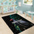Custom Pukeko New Zealand Area Rug Koru Papua Shell with Silver Fern Pattern LT03 - Polynesian Pride