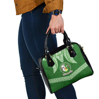 Tonga Liahona High School Shoulder Handbag Traditional Ngatu and Polynesian Pattern LT03 - Polynesian Pride