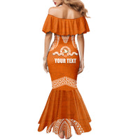 Tonga Tailulu College Family Matching Mermaid Dress and Hawaiian Shirt Traditional Ngatu and Polynesian Pattern LT03 - Polynesian Pride