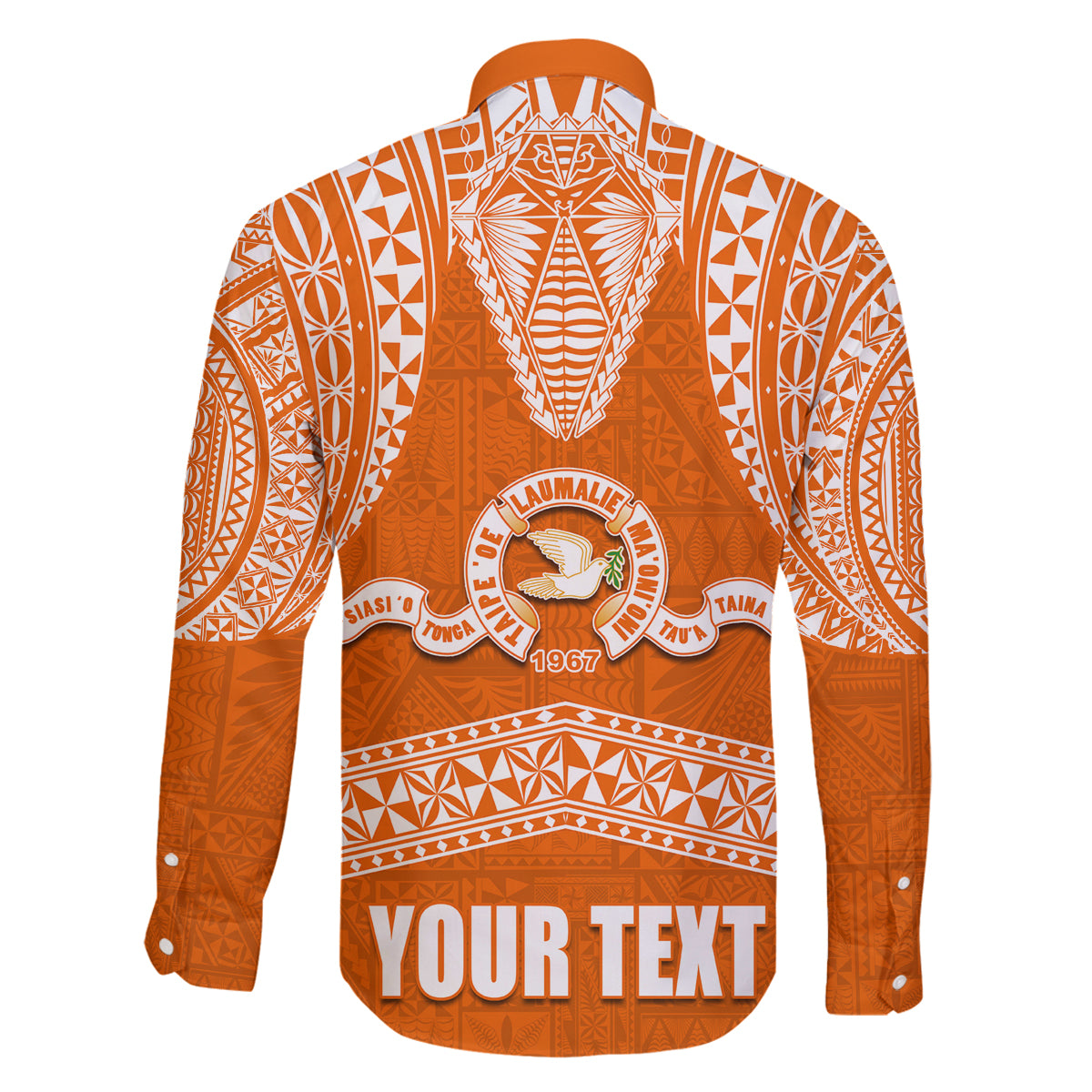 Tonga Tailulu College Family Matching Off Shoulder Long Sleeve Dress and Hawaiian Shirt Traditional Ngatu and Polynesian Pattern LT03 - Polynesian Pride