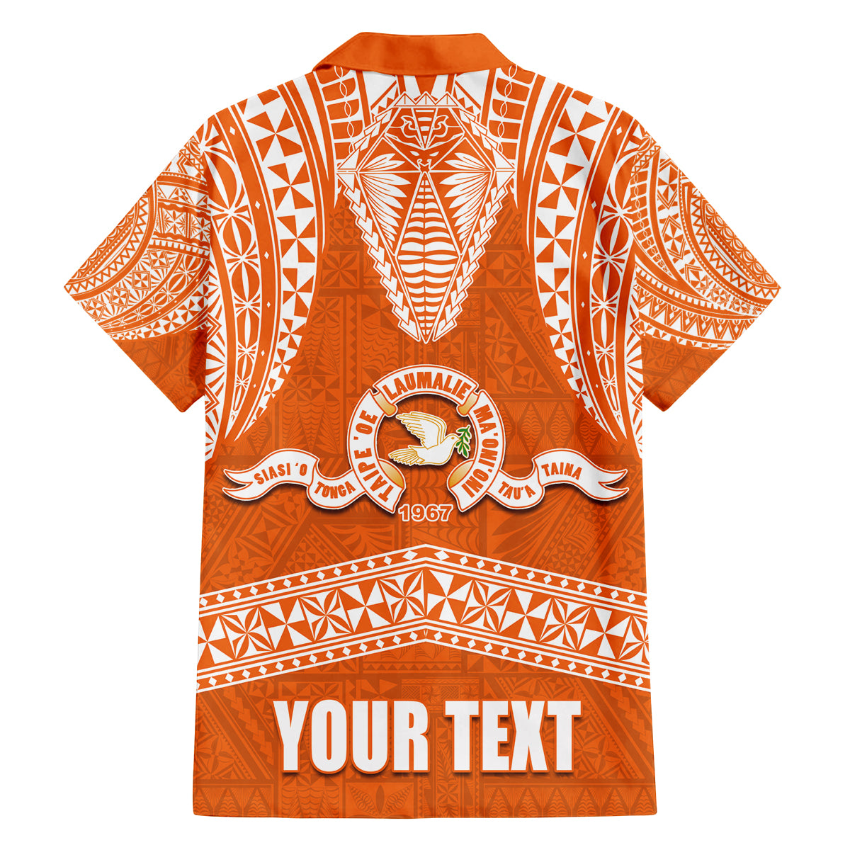 Tonga Tailulu College Family Matching Off Shoulder Maxi Dress and Hawaiian Shirt Traditional Ngatu and Polynesian Pattern LT03 - Polynesian Pride