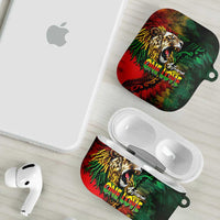 Aotearoa One Love AirPods Case Reggae Lion with Kakahu Huruhuru