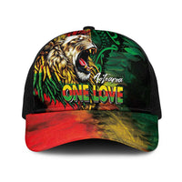 Aotearoa One Love Baseball Net Cap Reggae Lion with Kakahu Huruhuru