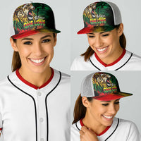 Aotearoa One Love Baseball Net Cap Reggae Lion with Kakahu Huruhuru