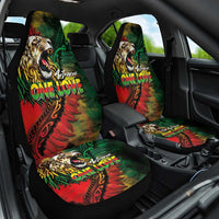 Aotearoa One Love Car Seat Cover Reggae Lion with Kakahu Huruhuru