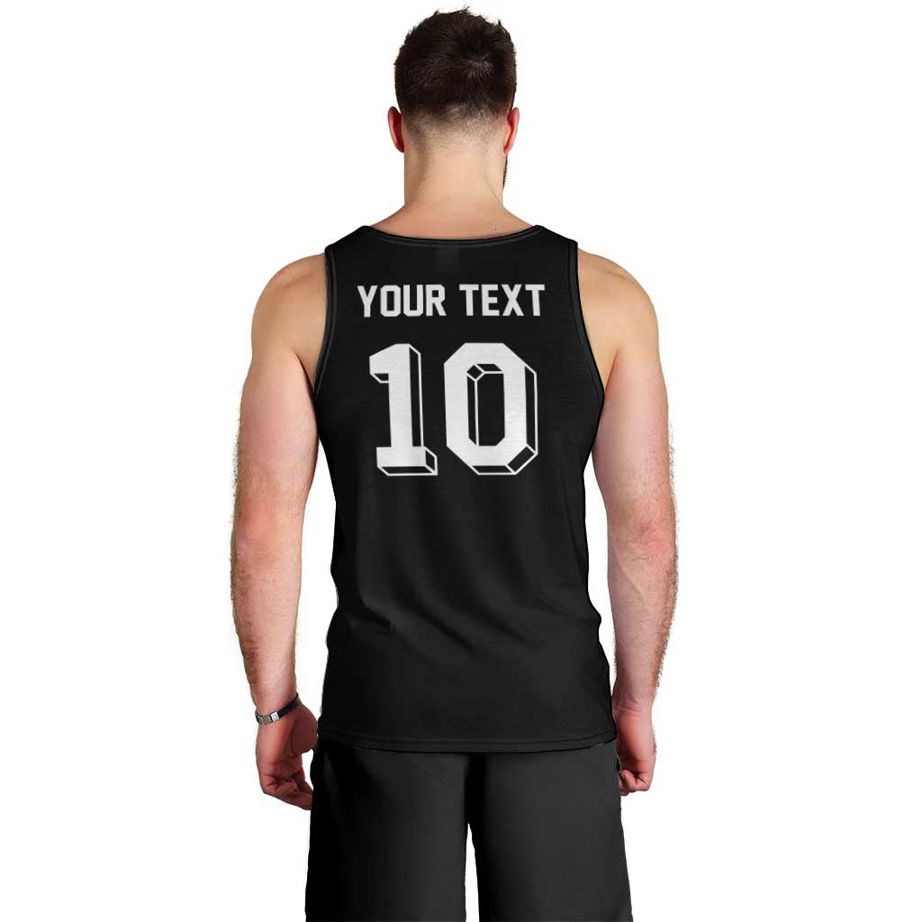 Custom Aotearoa Rugby Men Tank Top Fern Blacks-Traditional Maori Motifs Design